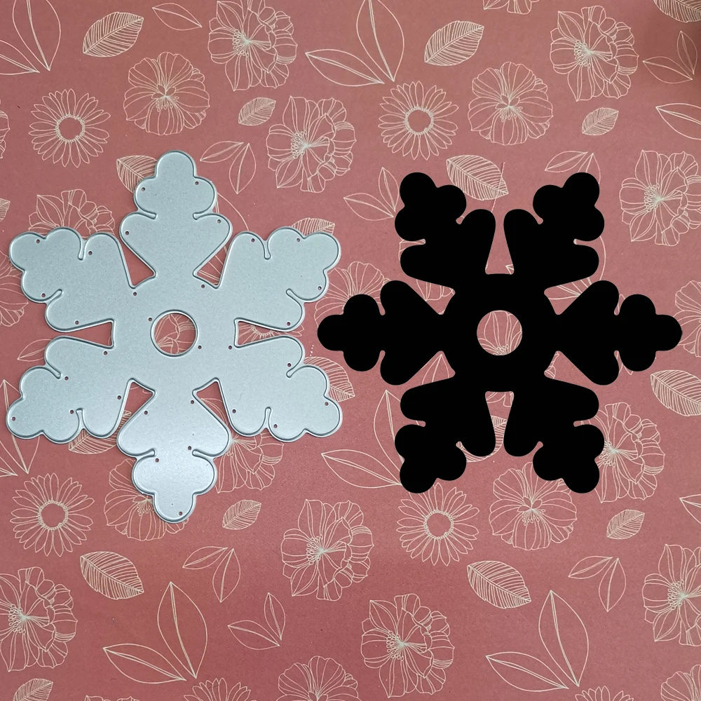 Снежинка Вырубные штампы высечки пресс формы 2019 Новый скрапбук Бумага Ремесло