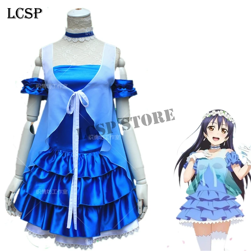 4 LCSP LoveLive! Все персонажи Yazawa Нико синий сценический японский костюм для косплея Аниме Любовь LIVE Униформа костюм одежда( гирлянда - Цвет: 4