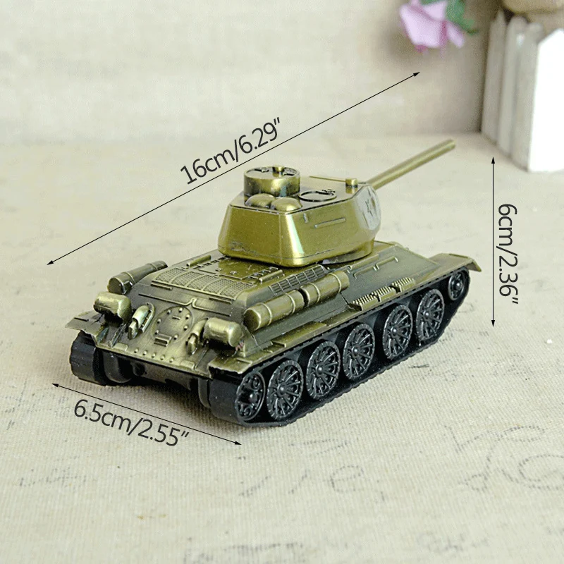 Vintage Metal Tank Miniature Model Alloy Sculpture Home Decoration Accessories Retro Handicraft Desktop Crafts | Дом и сад