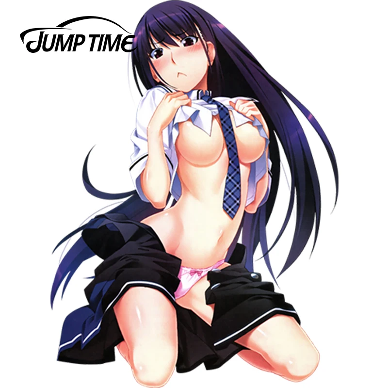 JumpTime 13 см x 9 6 стайлинга автомобилей Grisaia no Kajitsu аниме JDM окно автомобиля наклейка