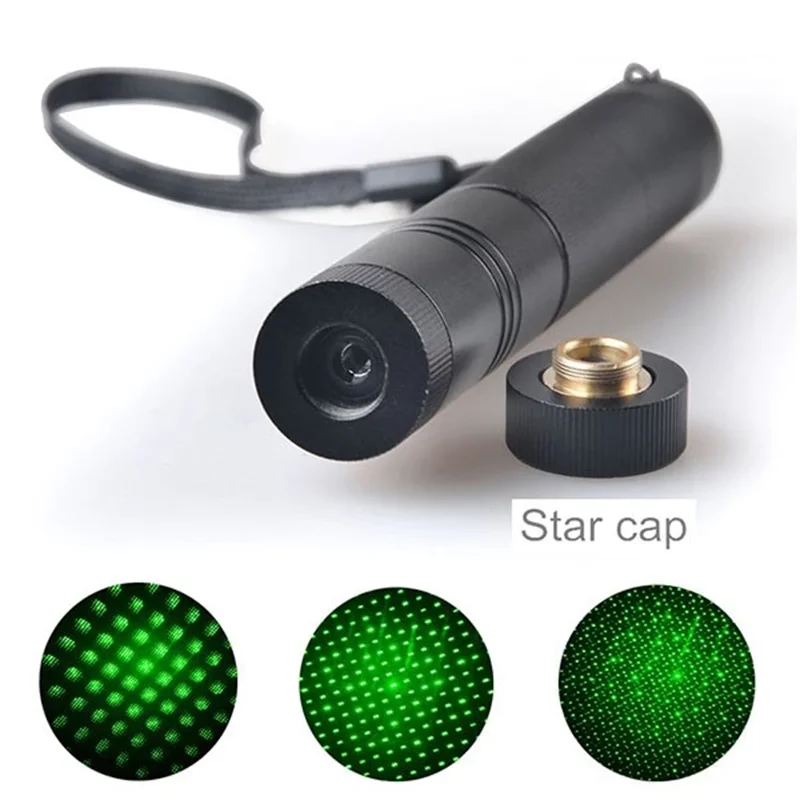 Laser Pointer Green Sight Pen Powerful Red Dot 10000m 532nm 303 Adjustable Focus For Hunting Climbing | Спорт и развлечения