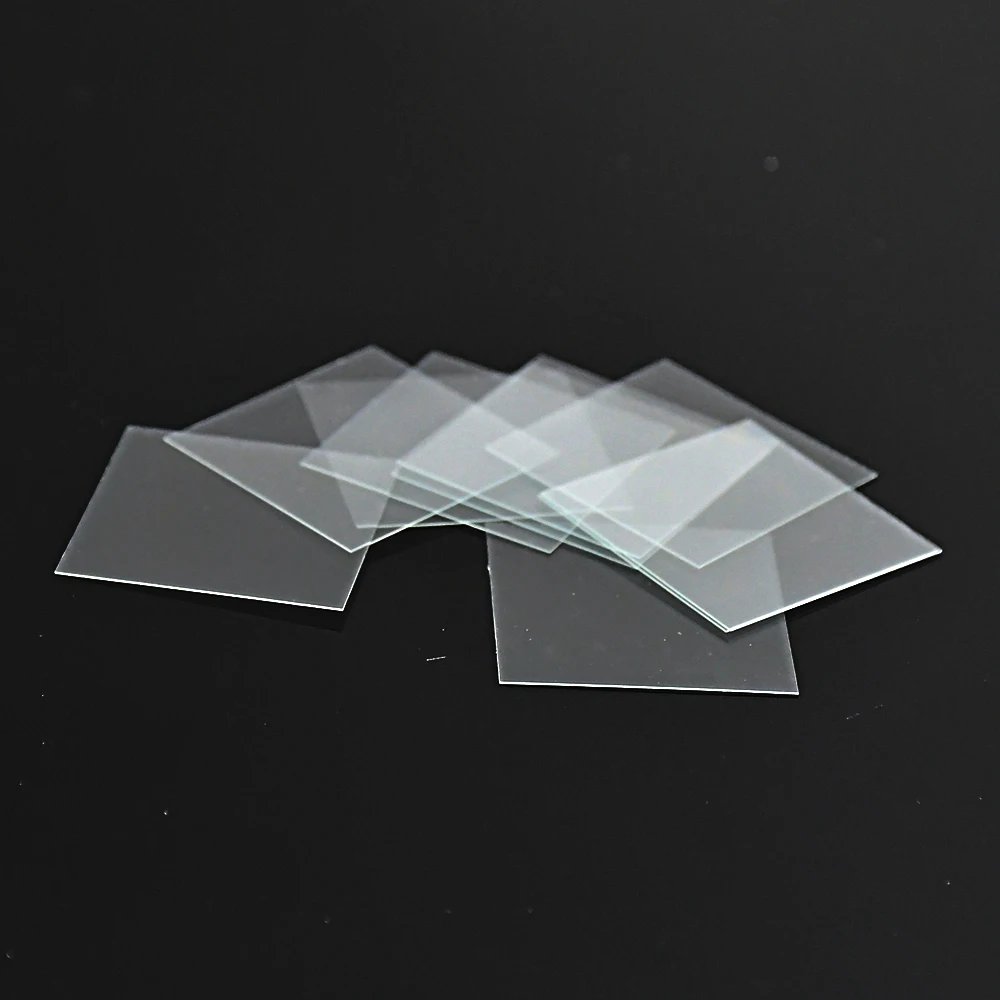 Крышка микроскопа стеклянная крышка объекта Квадратная для роста 24*24 мм толщина