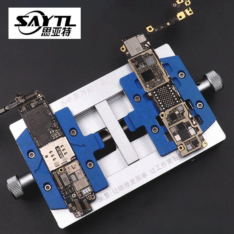 Cheap العالمي PCB IC تركيبات الهاتف المحمول أداة إصلاح للحام اللوحة PCB حامل الرقصة لاعبا اساسيا مع موقع IC للهاتف Repail