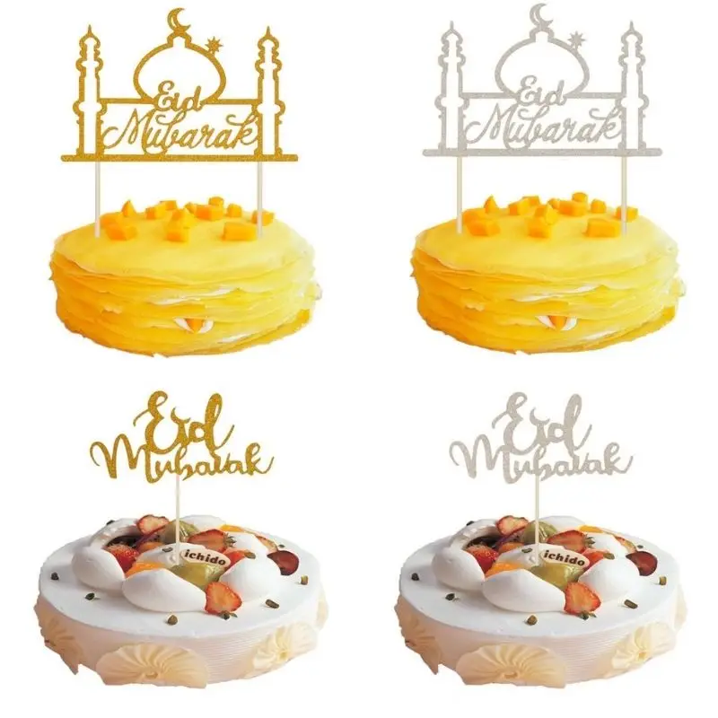 

EID Mubarak украшения для торта Рамадан украшение для торта Рамадан кареем Мубарак Мусульманский Исламский праздник украшение для вечевечерние...