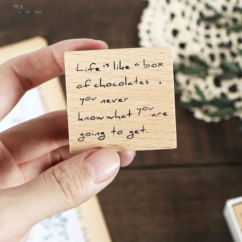 12 шт. винтажные английские короткие украшения штамп деревянные и резиновые