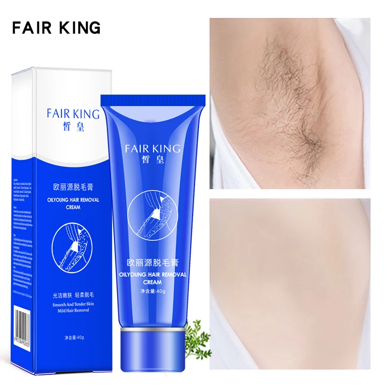 

FAIR KING Men and Women Herbal Depilatory Cream Hair Removal Painless Cream for Removal Armpit Legs Hair Body Care Shaving 40g