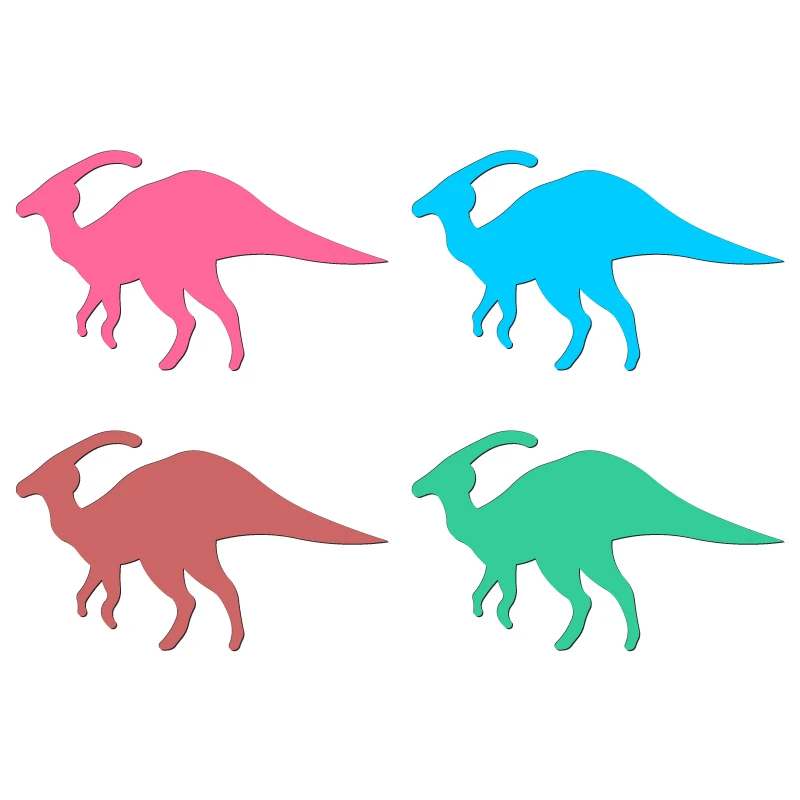 

New Dinosaur Wooden die Scrapbooking C-60-6 Cutting Dies