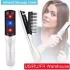 Инфракрасная лазерная расческа для роста волос уход за волосами Стайлинг лечение выпадения волос лечение инфракрасная терапия Массажер расческа Прямая поставка