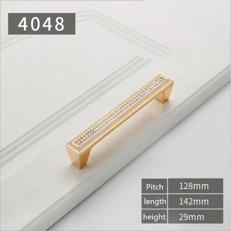 4048-128mm Ручки для мебели, ручки для ящиков, ручки для ящиков - Цвет: 4048-128mm