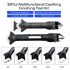 32 шт. шприц для заделки швов отделка ящик для инструментов многофункциональный шприц для заделки швов финишер инструментов щеточка для чистки Кухня Ванная комната окна соединение радиатора