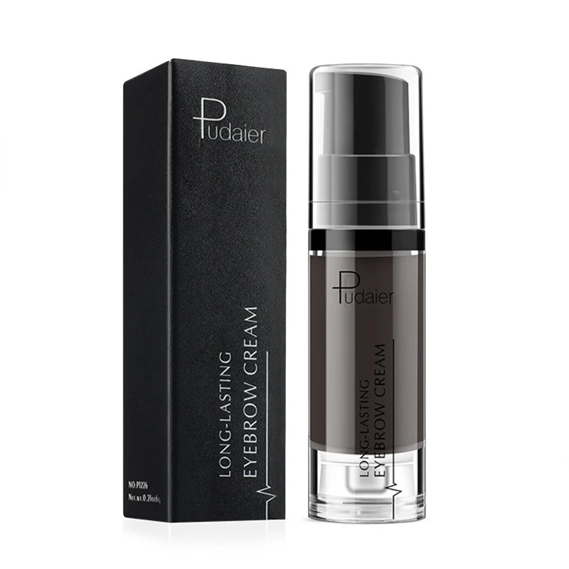 Новый натуральный тинт для бровей черный коричневый гель окрашивания