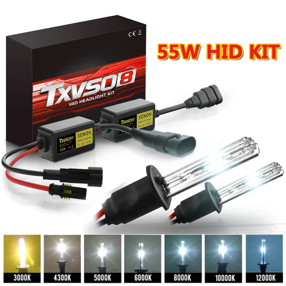 Ксеноновая фара H7 12 В 55 Вт H1 H3 H11 9005 HID комплект для преобразования Автомобильная