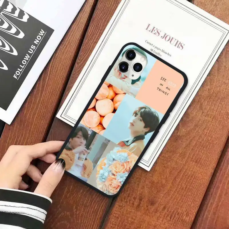

Jungkook kpop boy fashion Phone Case for iPhone 11 12 pro XS MAX 8 7 6 6S Plus X 5S SE 2020 XR