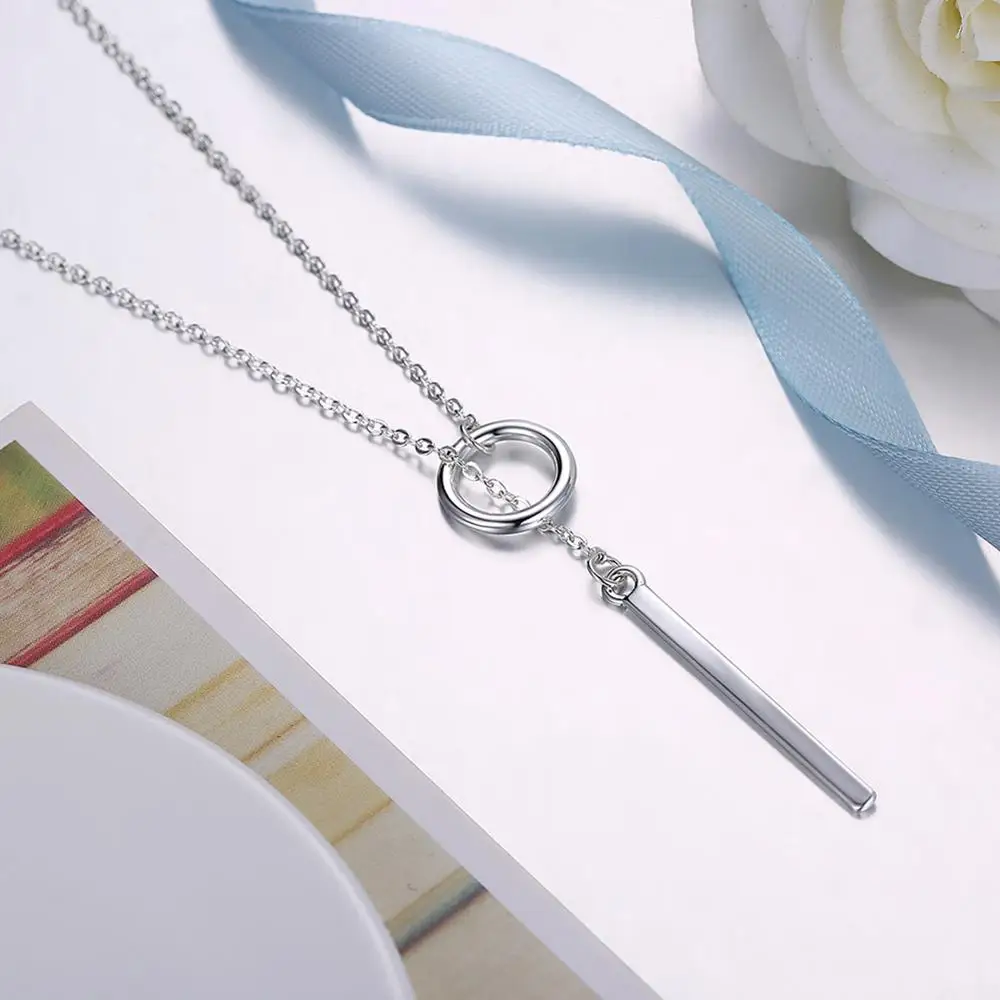 INALIS модное ожерелье с кулоном в виде месяца серебряным покрытием для женщин