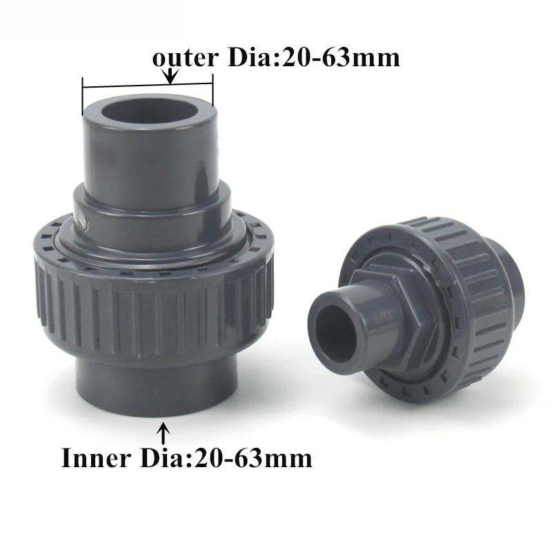 UPVC Соединительный соединитель трубы для садового орошения резервуар воды