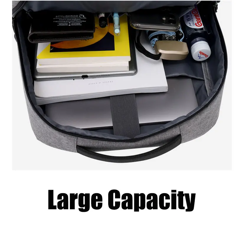 

MENGM Business Backpacks 15.6 inch Laptop USB Charging Backpacking Oxford Mochila Travel Rucksack School Bag for Man Woman Gift