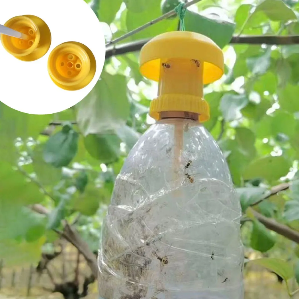 

1 X Plastic Fruit Fly Trap Cap Can Be Equipped With Water Bottle And Beverage Bottle Fruit Catcher Pest Insect Control Produts