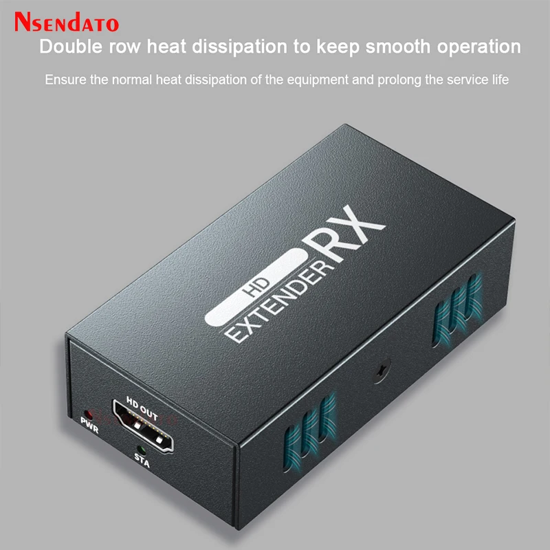 50m 1080P 60Hz HD Extender RJ45 1x1 Splitter Wireless Transmitter Sender&ampReceiver cable with Cat6 ethernet for PC TV | Электроника