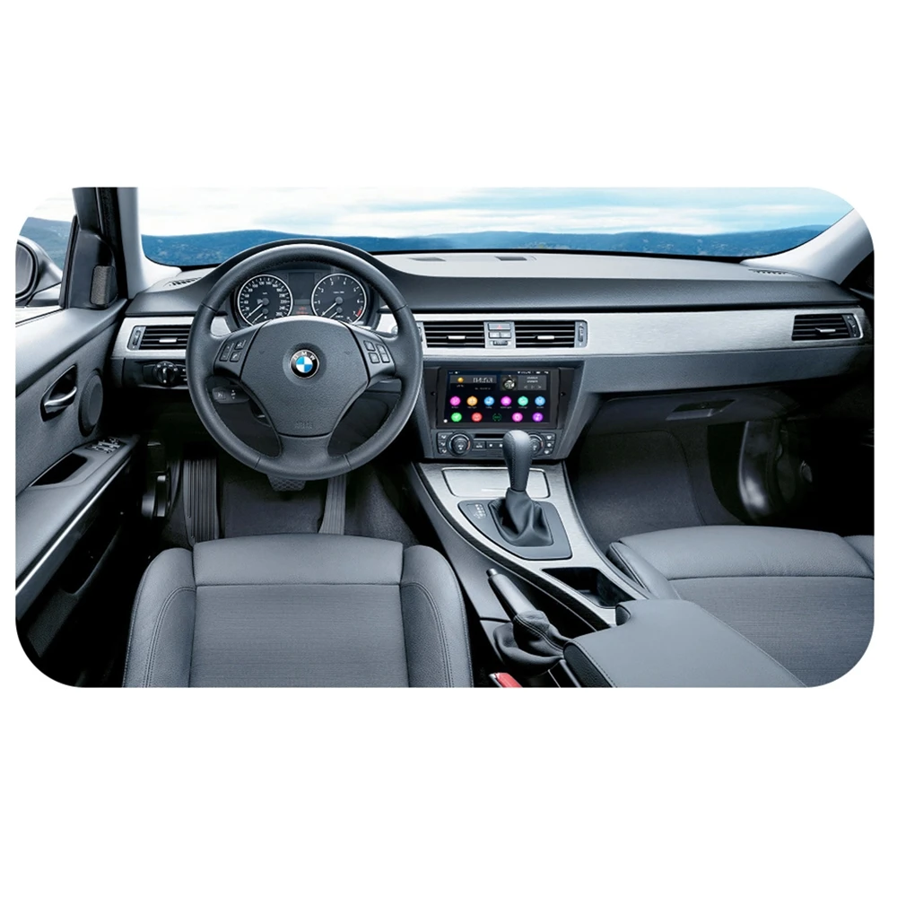 Carplay DSP 9 &quot1Din Android 8 1 Автомобильный мультимедийный радио для BMW E90 E91 E92 E93 GPS SPDIF