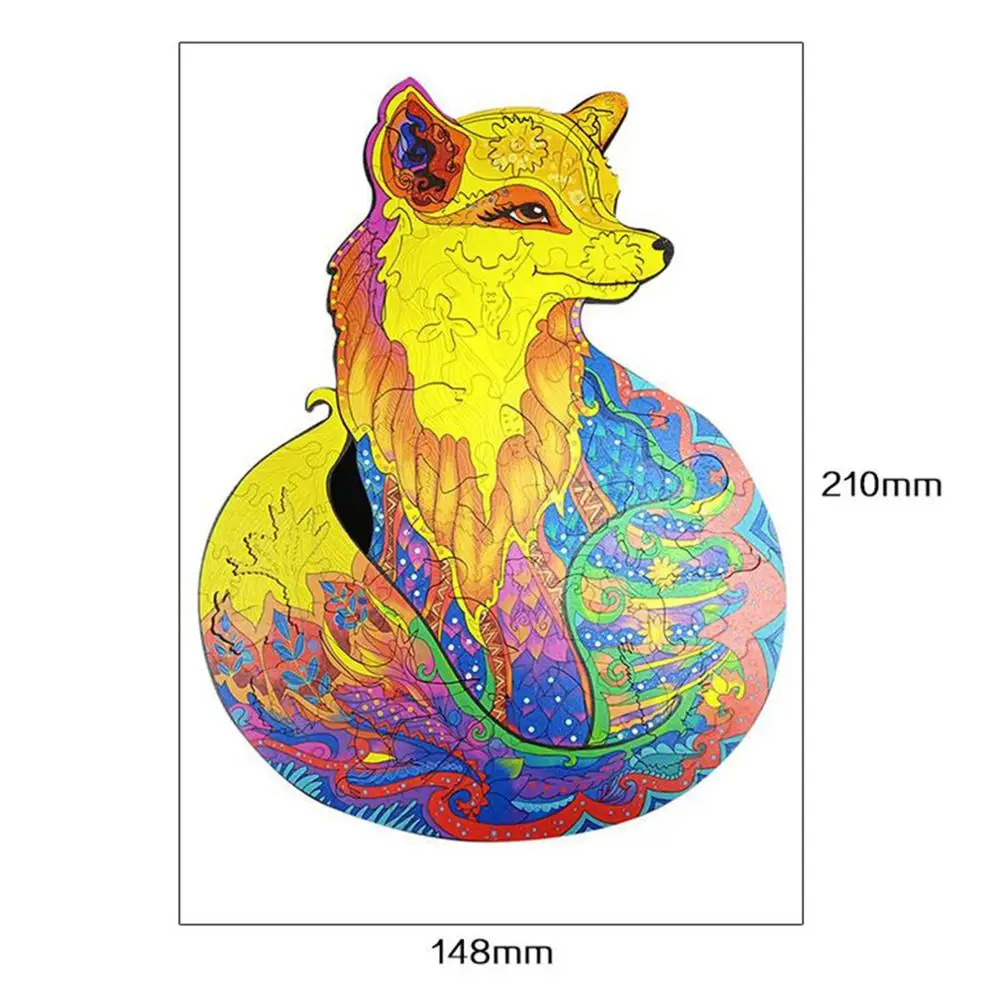 

Creative DIY Wooden Animal Puzzles for Adults DIY Puzzle Each Piece is Animal Shaped Puzzles Christmas Gifts for Kids Jigsaw