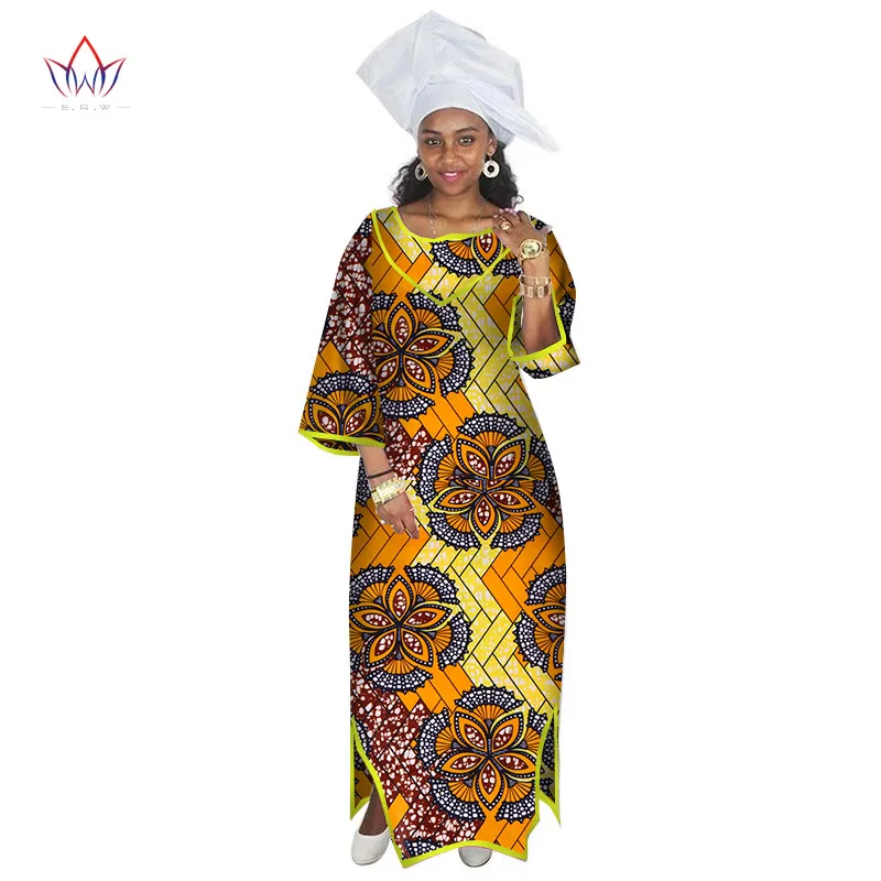 Африканские платья для женщин платье макси с коротким рукавом Африканским