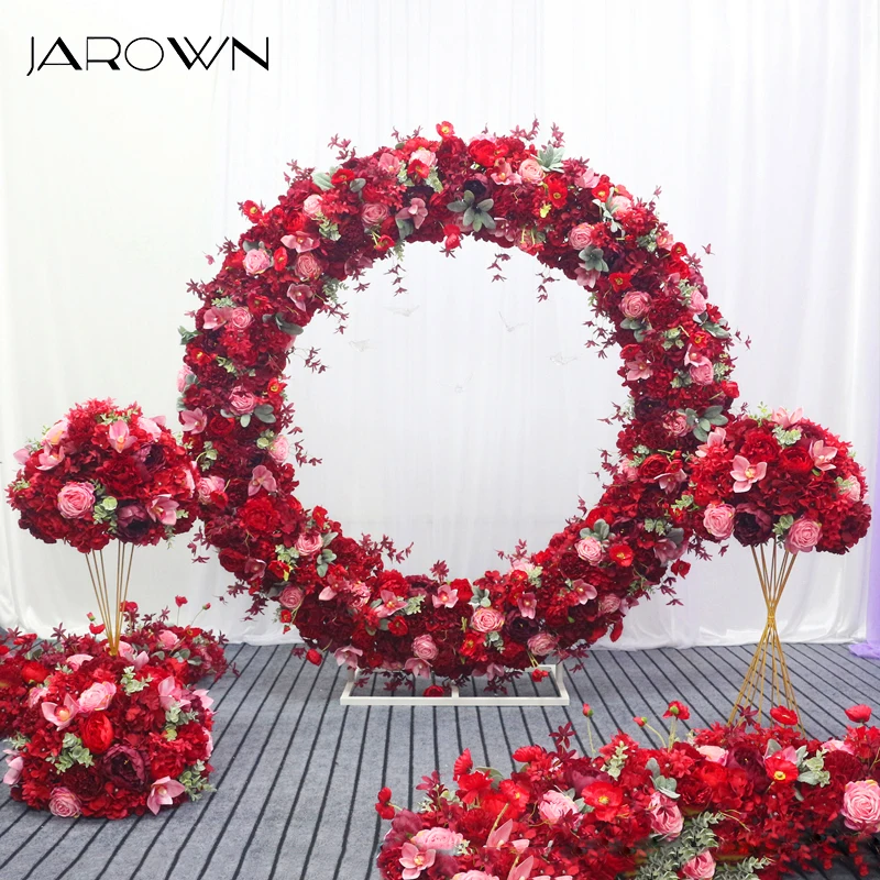 Фон JAROWN на заказ свадебная искусственная гирлянда рамка для композиции фоновое