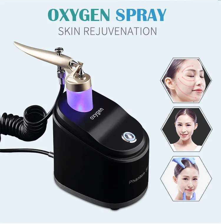 Oxígeno de agua máquina de pulverización para blanquear la piel profunda hidratante anti-acné la eliminación de arrugas rejuvene