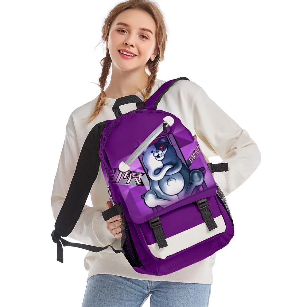 Японский рюкзак для мальчиков и девочек-подростков из ткани Оксфорд с аниме