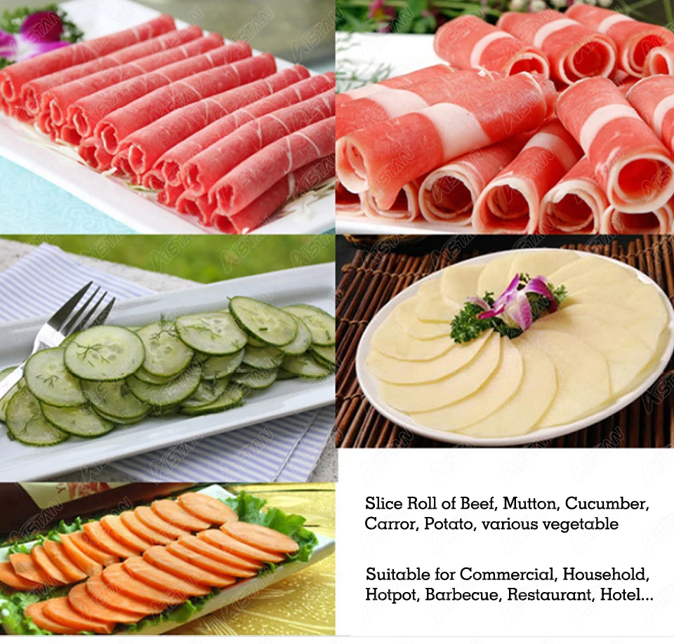 HBS 300 Электрический полуавтоматический коммерческий резак для мяса/машина резки