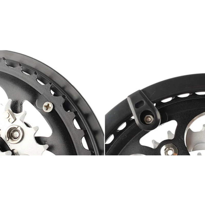 

Accessories Crankset cap Black Plastic Cover Guard Chain Mountain bike