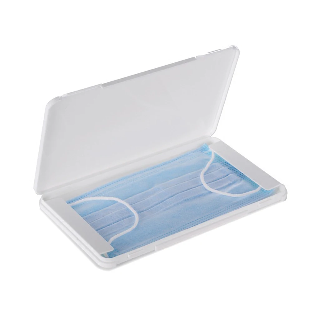 

Portable Disposable Face Masks Container Dustproof and Moisture-Proof Cleaning Box Filter Cotton Storage Box Mask Collection Box
