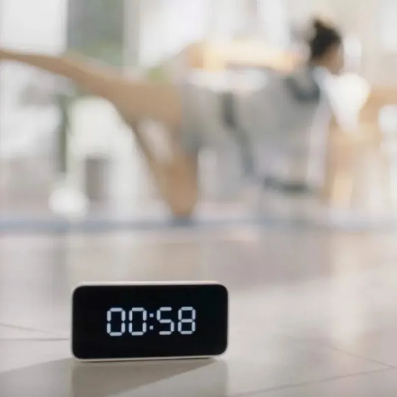 Оригинальный умный голосовой будильник xiaomi ABS часы Dersktop автоматическая