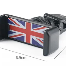 Auto Red Union Flag Mobile Phone Stand GPSZ Stand Car Navigation Dashcam Auto Parts