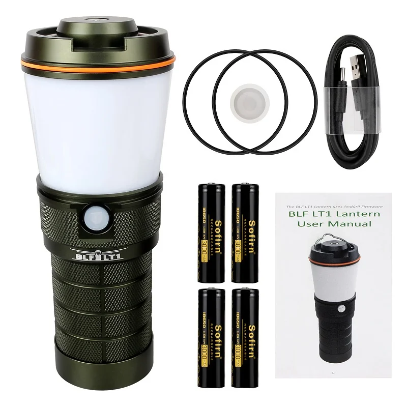 Goede Nieuwe Anduril 2.0 Blf LT1-Q8 Usb C Oplaadbare Lantaarn Camping Licht 8 * LH351D Zaklamp