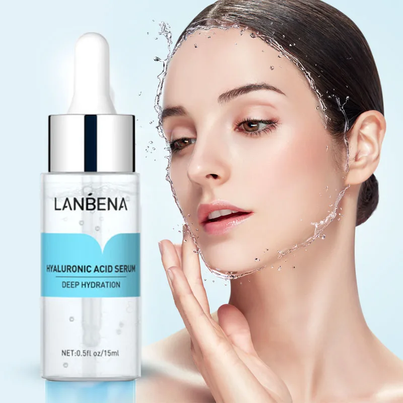 

LANBENA Hyaluronic Acid Faec Serum Moisturizing Essence Shrink Pores Improve Fine Lines Brighten Firming Anti Aging Skin Care