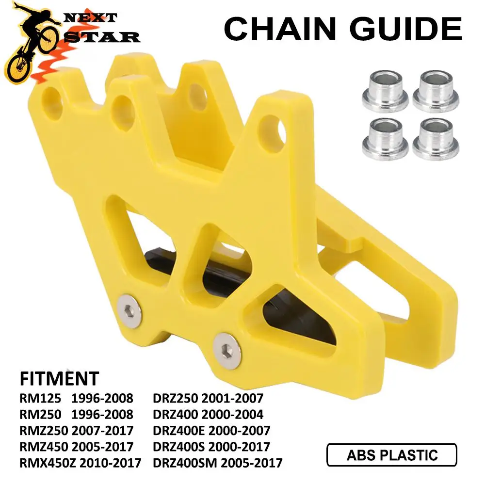 

Motorcycle Chain Guard Guide For Suzuki RM125 RM250 RMZ250 RMZ450 RMX450Z DRZ250 DRZ400 RM RMZ RMX DRZ DRZ400SM 1996-2017