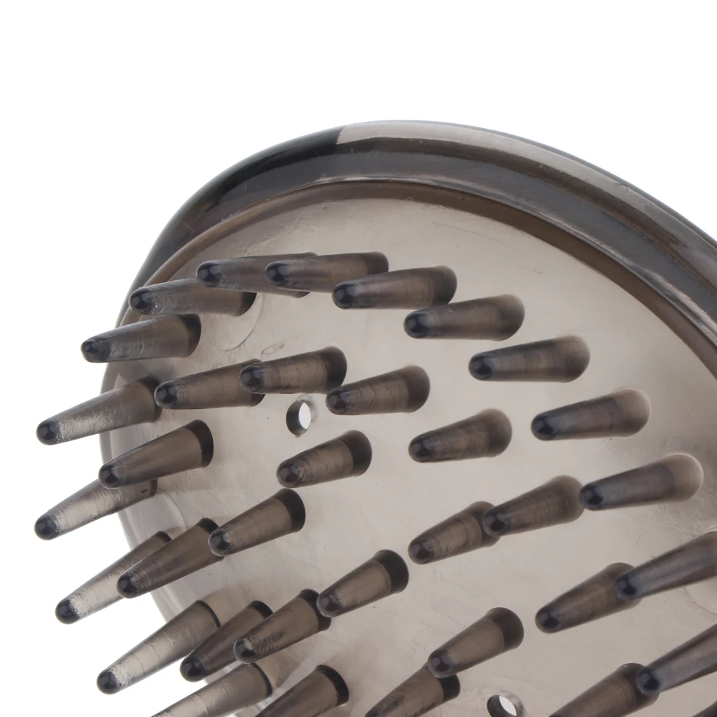 Серый силиконовый шампунь для мытья волос массажер купания расческа домашних