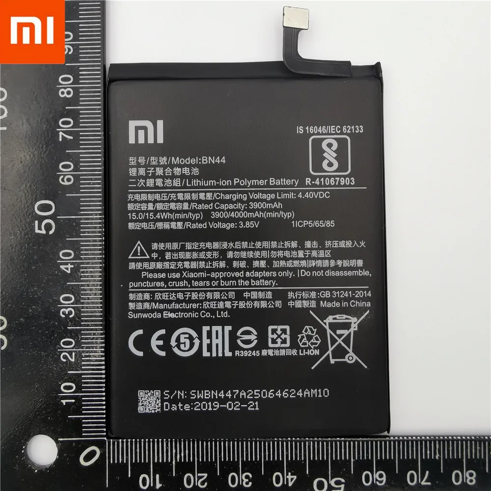 Xiaomi Redmi 5 Plus аккумулятор BN44 4000 мАч для Xiaomi Redmi 5 Plus высокое качество BN44 Сменный аккумулятор для телефона+ Бесплатные инструменты