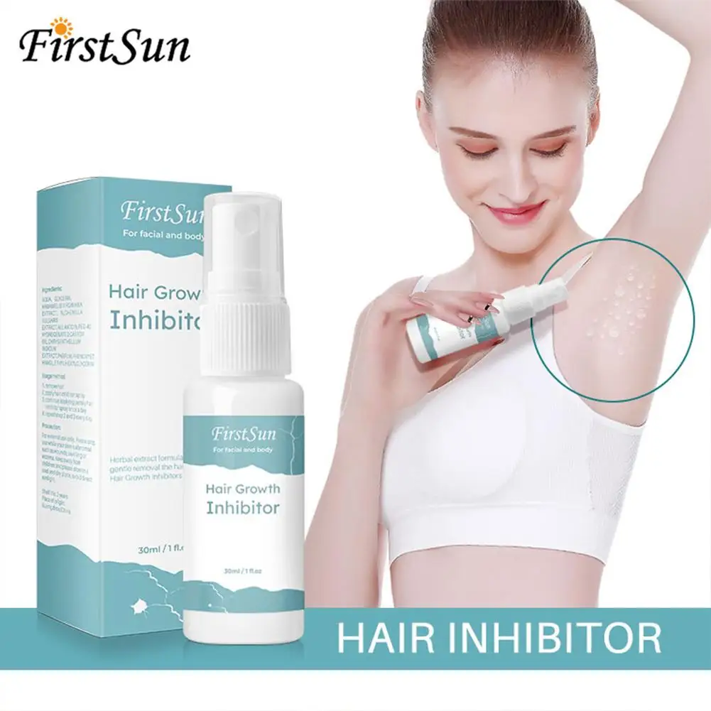 

30ml Permanent Painless Hair Removal Spray Inhibits Hair Growth Spray Repair Moisturize Supplements Nutrients Skin Care Supplies