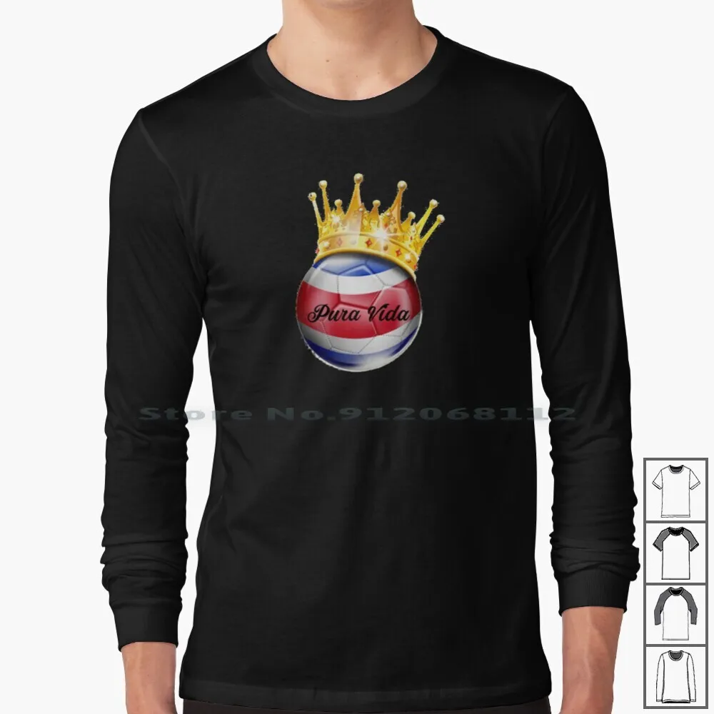 

Rica Soccer Shirt-Rica Football Shirt-Pura Vida Shirt Long Sleeve T Shirt Rica Pura Vida Pura Vida Rica Shit Rica Soccer Rica