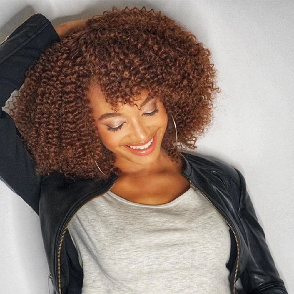 Магазин по смотрятся 180% Плотность кудрявые Синтетические волосы на кружеве