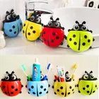 Присоска для зубной пасты, божья коровка, держатель для зубной щетки в виде божьей коровки