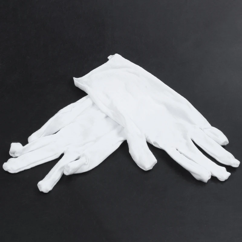 ABKT-White Cotton Gloves Anti-static gloves Protective gloves for Housework Workers