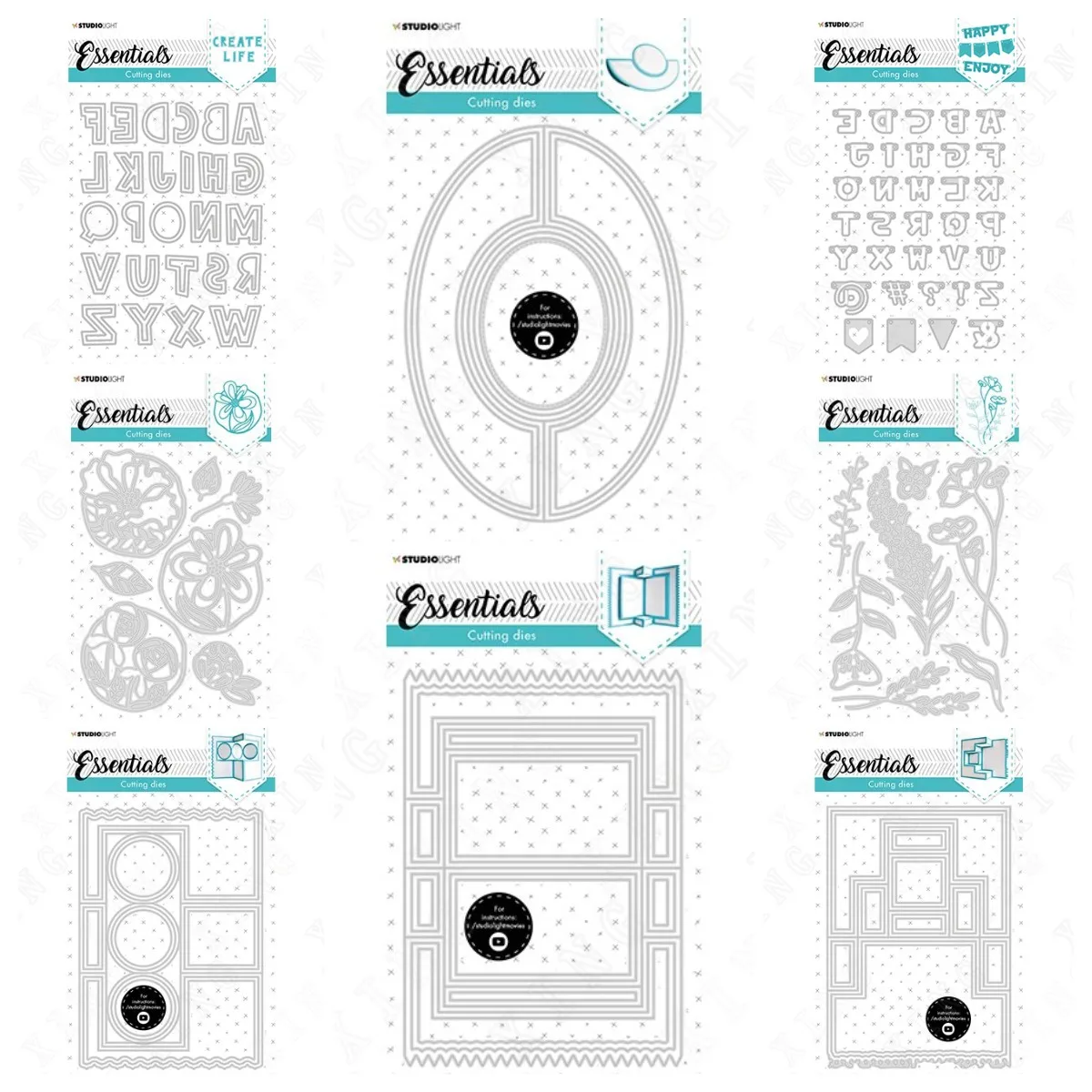 

Newest Embossing Circle Zigzag Quirky Garland Alphabet Top Flowers Metal Cutting Dies Diy Storybook Folder Diary Essentials Dies