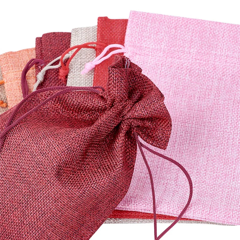 Мешочки на шнурке для упаковки ювелирных изделий мешочки смешанных цветов 30 шт. 14