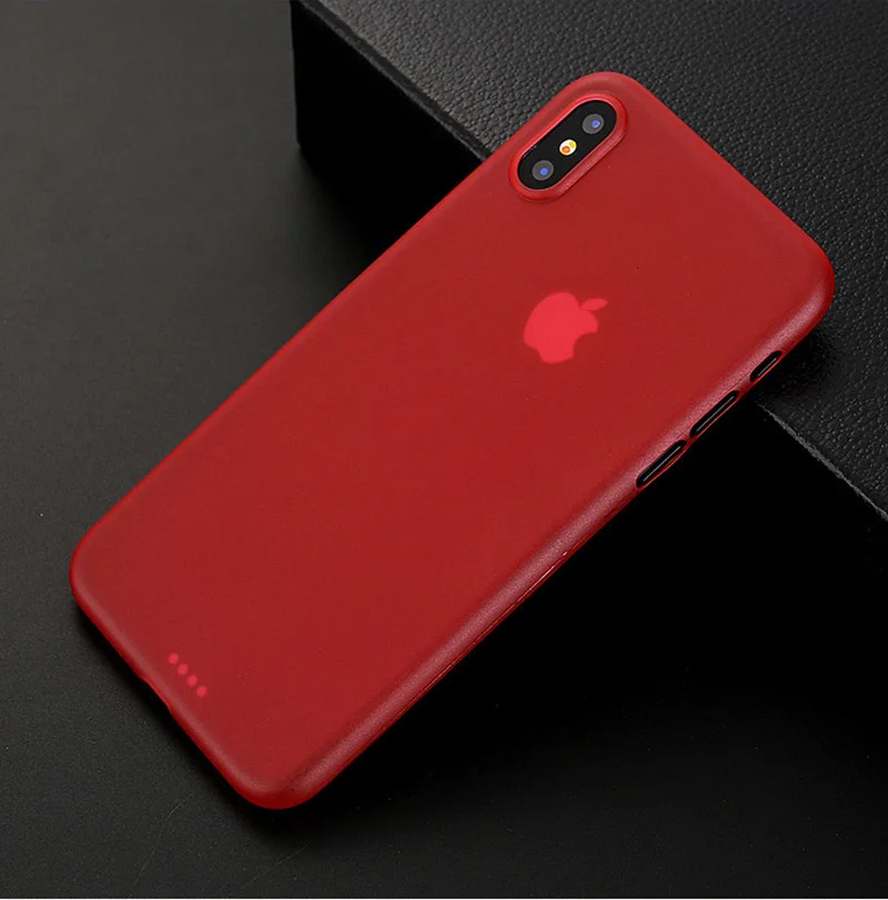 Ультратонкий матовый Жесткий Чехол для Apple iPhone 11 Pro Max X XS XR 8 7 Plus 6 6S 5 5S SE устойчивый к отпечаткам пальцев чехол для телефона 500 шт