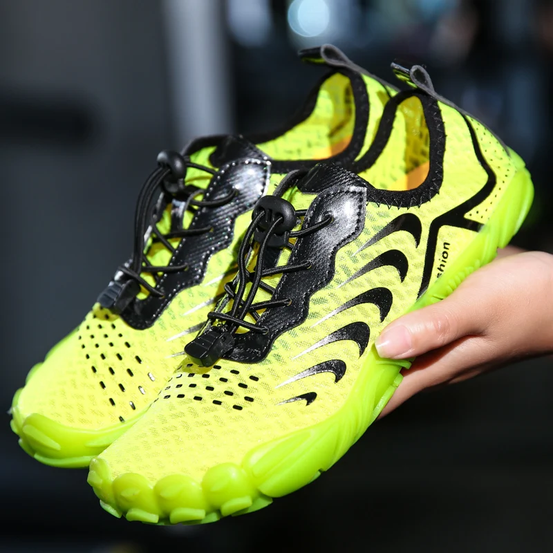 

H2-001 New Men Aqua Shoes Quick Dry Beach Shoes Women Breathable Sneakers Barefoot Upstream Water Footwear Swimming Hiking Sport