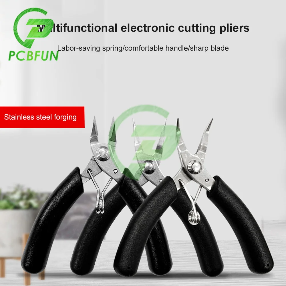 4-дюймовые мини-кусачки диагональные кусачки изогнутая игла для носа снайперы