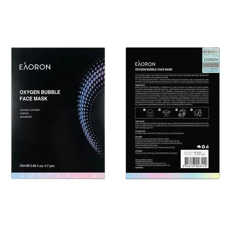 

Australia Eaoron Hydronephrosis bubble mask Deep clean amino acid anti-sugar repair aerobic