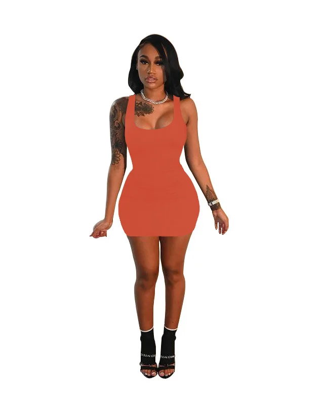 

2021 Hot Recommend Style Spaghetti Strap Dresses For Women Bodycon Party Night Club Sexy Mini Summer Dress Wholesale